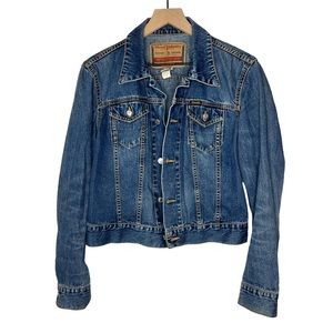 Vintage Diesel Industry Jean Jacket Made In Italy Kim Bis size Medium